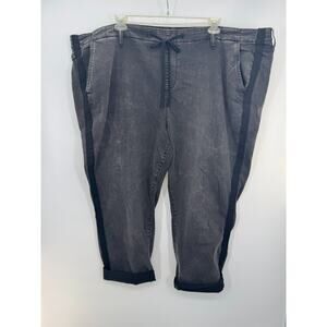 Torrid Womens Stretch Pull-On High Rise Jogger Pants Straight Size 5R Gray NWOT